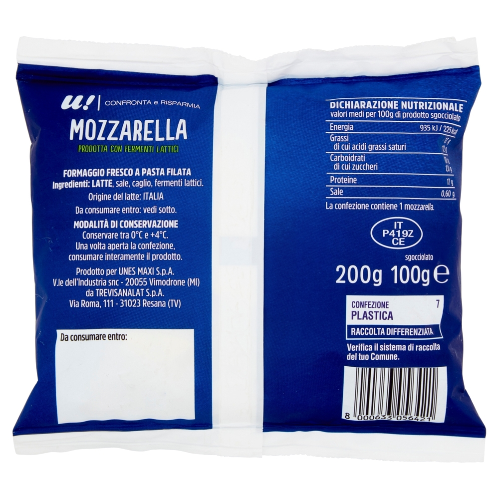 Mozzarella, 100 g